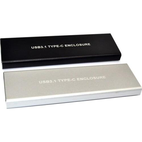 M key NVME PCI Express M.2 SSD HDD Enclosure USB3.1 Type-c to PCI-e 3.0 4x NGFF 2280 External Mobile Box for Intel 600P 970 EVO