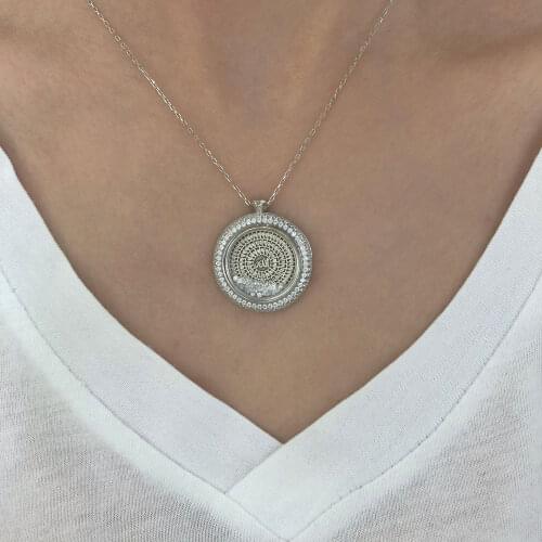 NEW Trendy 925 Silver Necklace Turkish Jewelry Birthday Gift Zircon Fashion Necklace For Women Minimalist Style Luxury Designer