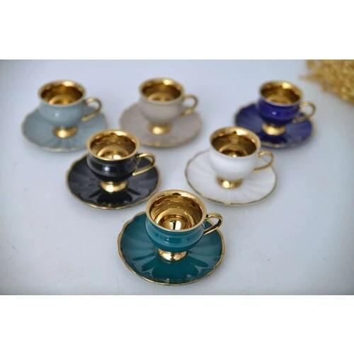 New 2021 Morpheus Porcelain Turkish coffee Cup Pad nice looking turkish coffee and ideal for normal coffee Turkey Fast