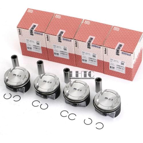 4pcs Brand New Pistons & Rings Set CR 11:1 Cylinder bore Φ82.00mm Φ22mm For BMW 320i Mini Cooper S F30 F56 G20 G30 B48B20A