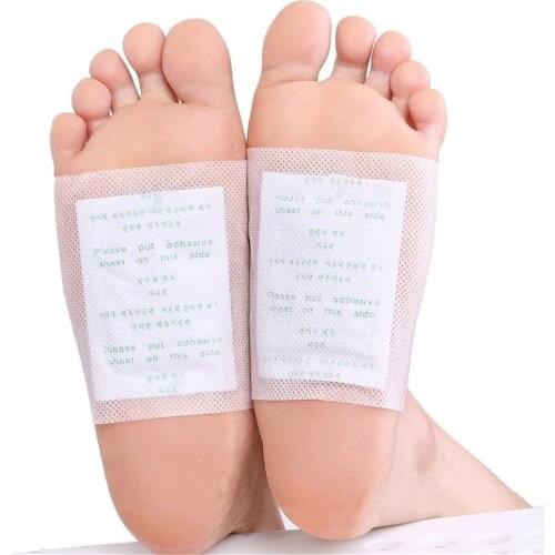 10pcs Foot Patch Adhesives Detox Foot Patch Bamboo Pads Patches With Adhesive Improve Sleep Beauty Slimming Patch Drop shipping