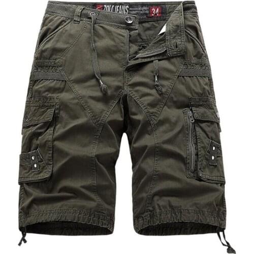 Mens casual shorts High quality brand 100% cotton overalls shorts for men Summer Outdoor Shorts Bermuda breeches short homme