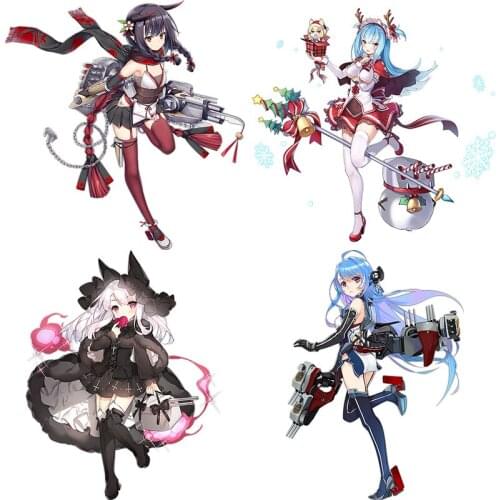 Three Ratels CYX15 Azur Lane HMS Neptune Anime sticker for car bike motorcycle laptop wall stickers for home decoration