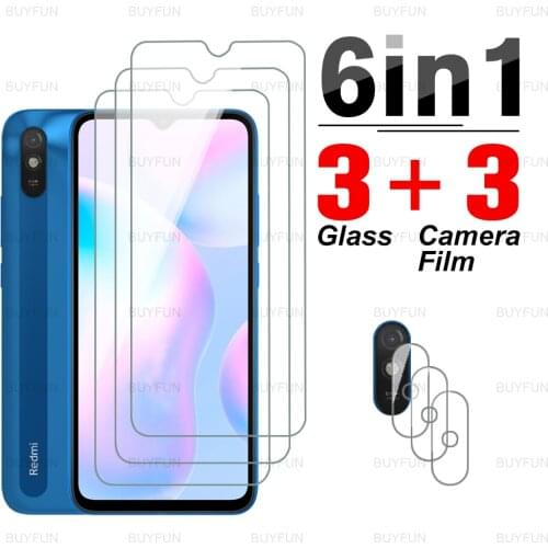 6in1 Camera Film For Xiaomi Redmi 9A 9T 9AT 9C NFC 9 HD Front Tempered Glass for Redmi9A redmy 9 redme 9t 9cnfc safety glass