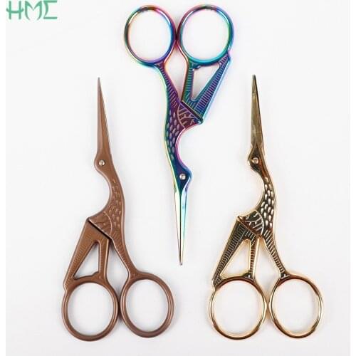 1pc Durable Stainless Steel Vintage Classic Embroidery Scissors For Nail Art Cutters Styling Tools Jewelry Tools & Equipments