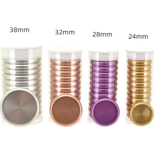 11pcs Metal Binding Discs Metal Buckle Mushroom Hole Loose-leaf Notebook Accessories Binding Ring Journal Diary Notebook Disc