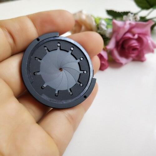 20pcs 1.8-22MM Adjustable Zoom Optical Iris Diaphragm Aperture Condenser Adapter with 11pcs Blades for Digital Camera Microscope