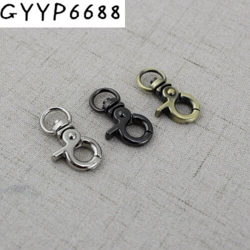 50pcs 9*30mm High quality retro small trigger snap hook clasp clip for chain, swivel dog leash bags small purse adjusted