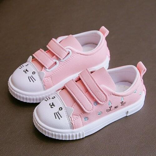 ARLONEET Kids Boys Girls cute cartton Cat Sneakers Canvas casual shoes child Sports Running Shoes Baby Infant flat Shoes W0429