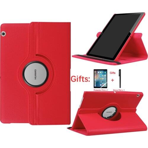 360 Degree Rotating Case For Huawei MatePad 10.4 in Cover BAH3-W09 BAH3-AL00 PU Leather Tablet Funda for Huawei Honor V6 Coque
