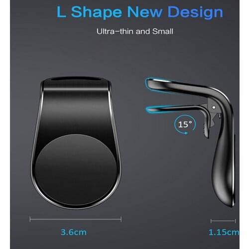 For iPhone Samsung XiaoMi in Car GPS Smartphone Holder Air Outlet Bracket Vehicle Magnetic Suction Mobile Phone Bracket