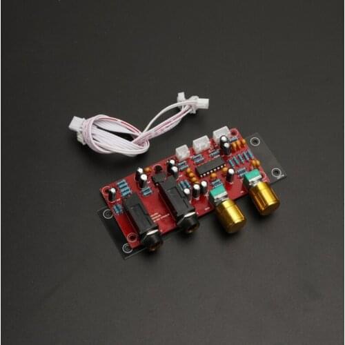 KYYSLB DC12~25V PT2399+NE5532 Microphone Amplifier Digital Karaoke Board Reverberation Plate Reverber Amplifier Board Finished