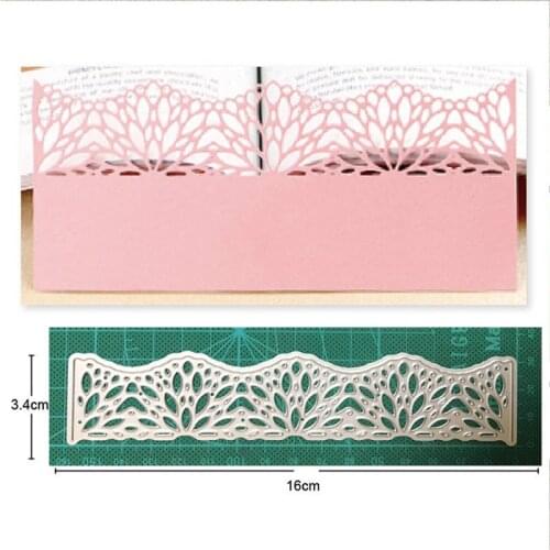 Metal cutting dies cut die mold lace strip border decoration Scrapbooking dies paper craft knife mould blade punch stencils dies