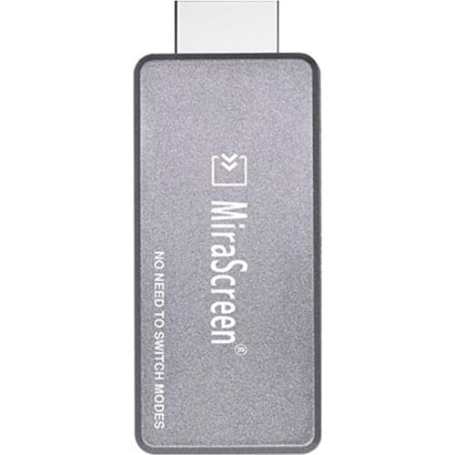 MiraSn 2.4G 5G Dual Band TV Stick Wireless WiFi Display TV Dongle Receiver for Airplay 1080P HDMI TV Stick