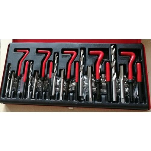2set 131pc Auto Engine Block Restoring Damaged Thread Repair Tool Kit M5 M6 M8 M10 M12