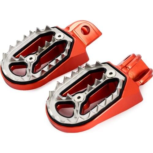 Foot Pegs FootRest Pedals For KTM EXC SX SXF XC XCF XCW 50 65 85 125 200 250 300 350 400 450 525 530 950 990 1050 1090 1190 1290