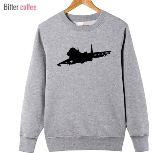 2018 Airplane Silhouette printing Hoodies Men Women Couples Fashion Streetwear Brand Clothing Sweatshirts Homme Plus size