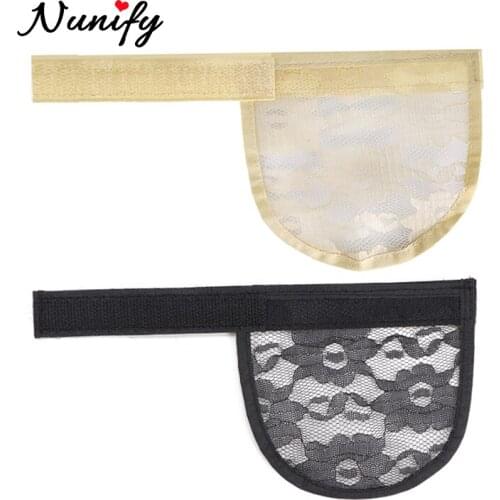 Nunify Hairnet For Ponytail Afro Puff Bun Net Weaving Cap Adjustable Strap On The Back Weaving Cap Glueless Wig Cap Good Quality