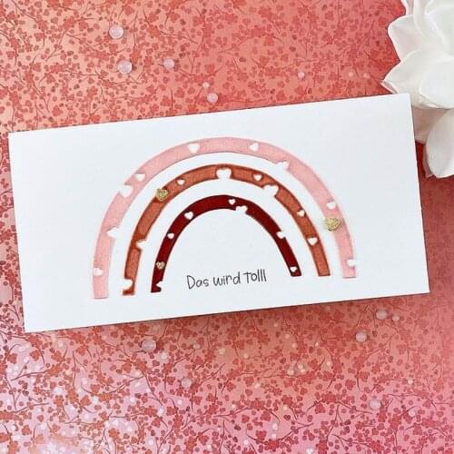 Rainbow Stars Christmas Tree Metal Cutting Dies For Scrapbooking Craft Die Cut Card Making Embossing Stencil Decoration Album