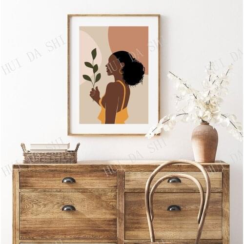 Woman Print, Female Printable, Wall Art Digital Print, Neutral Wall Art, Boho Decor, Abstract Art Print