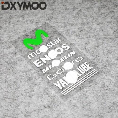 1 Set Motorcycle Body Side Box Stickers Creative Moto GP Car Styling Vinyl Decal for Movistar YAMALUBE