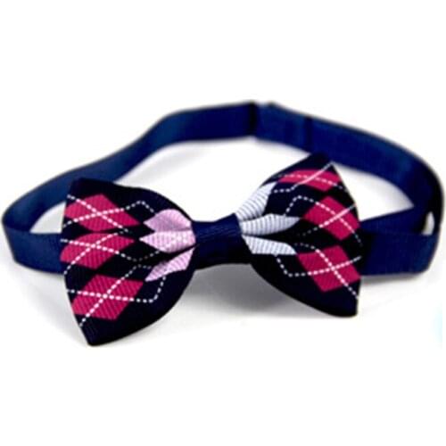 300PCS / LOT Pet Dog Adjustable Bow Collar Cat Dog Bow Tie Pet Necklace Adjustable Strap