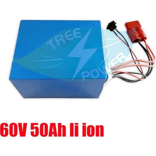 60V 50AH Lithium ion Battery Pack for ebike Electric Bicycles Scooters electric vehicles+ 5A charger