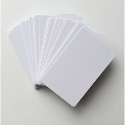 White Inkjet Printable Blank PVC Card for Membership Card Club Card ID Card Printed by Epson or Canon Printers CR80 Size