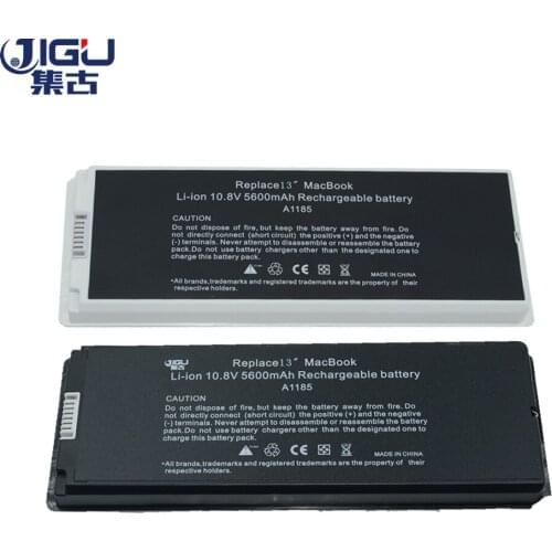 JIGU Black 6 Cells laptop taptop FOR APPLE A1181 A1185 MA561FE/A MA566J/A