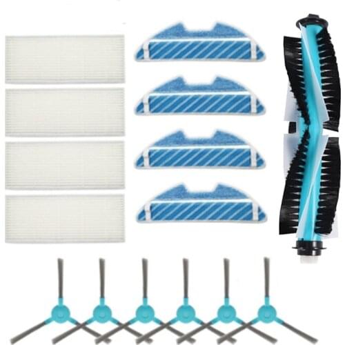 Hot TOD-Hepa Filter Mop Cloth Replacement Main Roller Side Brush for Cecotec Conga 1290 1390 Robot Vacuum Cleaner Spare Parts