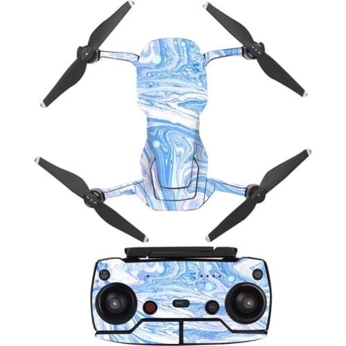 Colorful Line PVC Decal Skin Sticker For DJI Mavic Air Drone + Remote Controller + 3 Batteries Protection Film Cover A0197