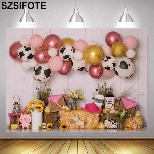 Colorful Balloons Dream Birthday Background Home Studio Photography Photo Girl Party Table Ddecorate Kids Custom Vinyl Backdrop