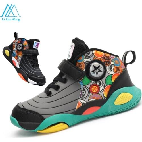 Summer Boys And Girls Professional Anti-skid Shockproof Elastic Wear-resistant Breathable Indoor And Outdoor Basketball Shoes