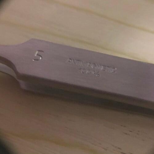 MSA12.302-5 Super fine points for hairsprings puntas largas.extra finsa para espirales Tweezers for Watch tool