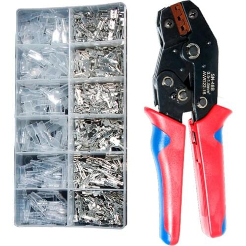 2.8/4.8/6.3mm wound connector plug General spring insert edge wire crimping sheath terminal 450 box for quick simple terminal