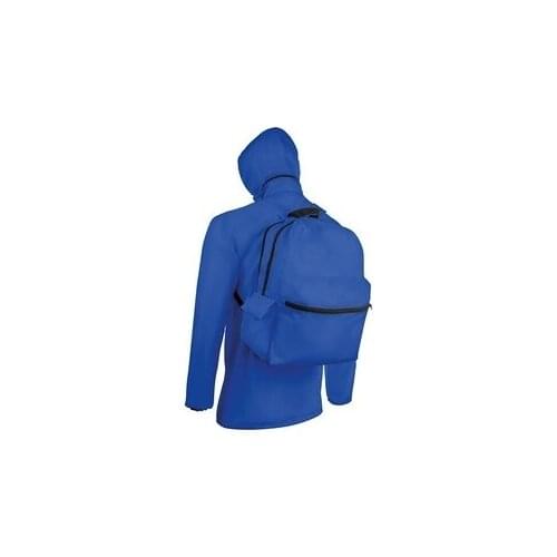 Waterproof raincoat with backpack