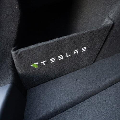 Suitable For Tesla Model3 Trunk Side Baffle, Rear Trunk Luggage Storage Box Storage Partition, Fire Extinguisher Isolation Board