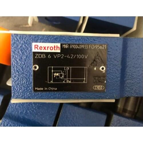 Rexroth Relief valve ZDB6VP2-4X/100V MNR：R900409933 ZDB6 V P2-42/100V Hydraulic valve