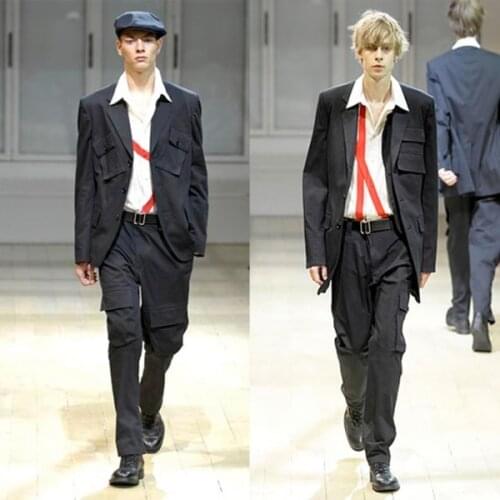 S-6XL!!2019 mens suits catwalk style show style customization loose