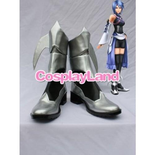 Customize Boots Kingdom Hearts Cosplay Aqua Cosplay Shoes Custom Any Size Anime Party Boots