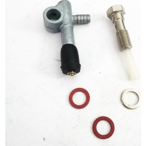 Universal 1pc Motorcycle Gas Fuel Tank Switch Cock Tap Valve Petcock Thread For MBK AV7 Atv Quad Mx Dirt Pit Zinc