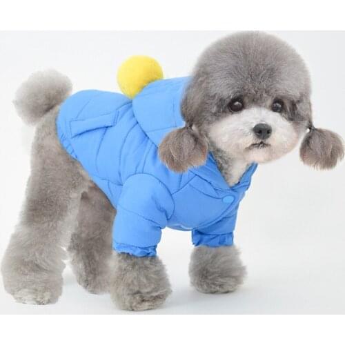 Waterproof Dog Clothes Pet Coat Jackets Warm Down Jacket Winter Coat Hoodies Clothing for Chihuahua Small Puppy Medium