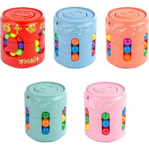 Rotating Magic figet toys Cube Fingertip Fidget for Kids Stress Relief Toys Cube Game anti-stress toys Funny Cube Toys For Kids