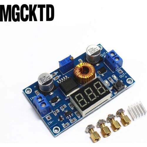 XL4015 5A High power 75W DC-DC adjustable step-down module+LED Voltmeter Power supply module