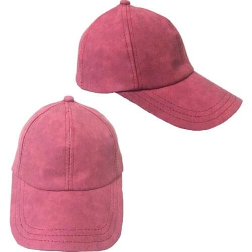 Womens Leather Peaked Cap Hat Visor Baseball Cap Snapback Visera Mujer Cappello Con Visiera