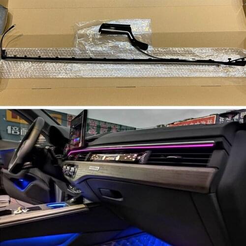 32 Colors Dashboard Trim Ambient Light For Audi A4 B9 2017-2021 Neon Light Instrument Led Strip Decoration