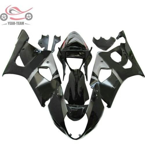 Brand New Injection fairings kit for Suzuki 2003 2004 GSXR1000 K3 black gray aftermarket ABS fairing parts 03 04 GSX R1000 1000