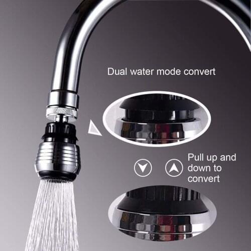 Kitchen Faucet Aerator 2 Modes 360 Degree adjustable Water Filter Diffuser Water Saving Nozzle Faucet Connector Shower NEW
