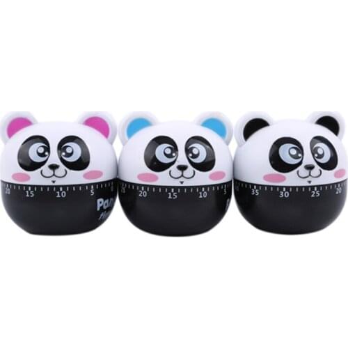 Hot Sale Creative Panda Shape 60 Minute Timer Easy Operate Kitchen Useful Cooking Baking Helper Kitchen Tools Accessories