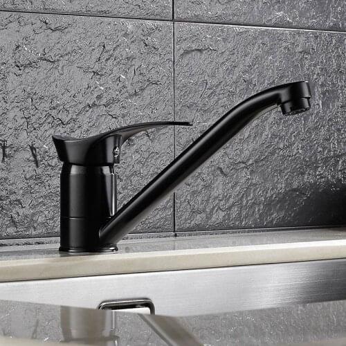 Classic Style Kitchen Faucet Wash Basin Vessel Sink Tap Copper Single Handle Cold Hot Water Mixer Tap Crane Deck Mounted 4 Color